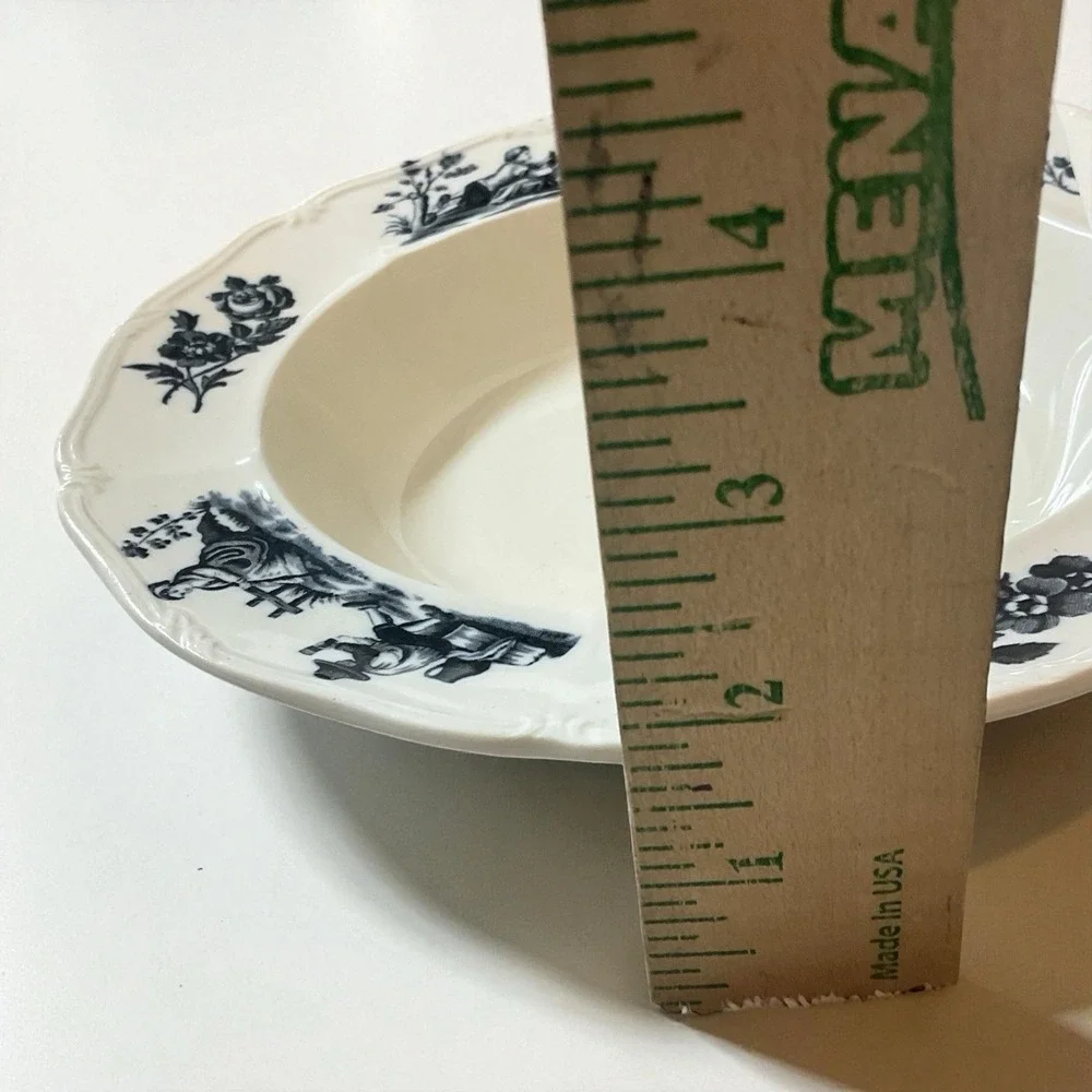 Vintage Wedgwood Bone China England‎ Soup Plates Set Of 2 Etruria